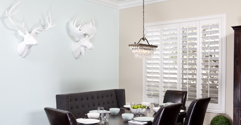 Fort Lauderdale dining room shutters